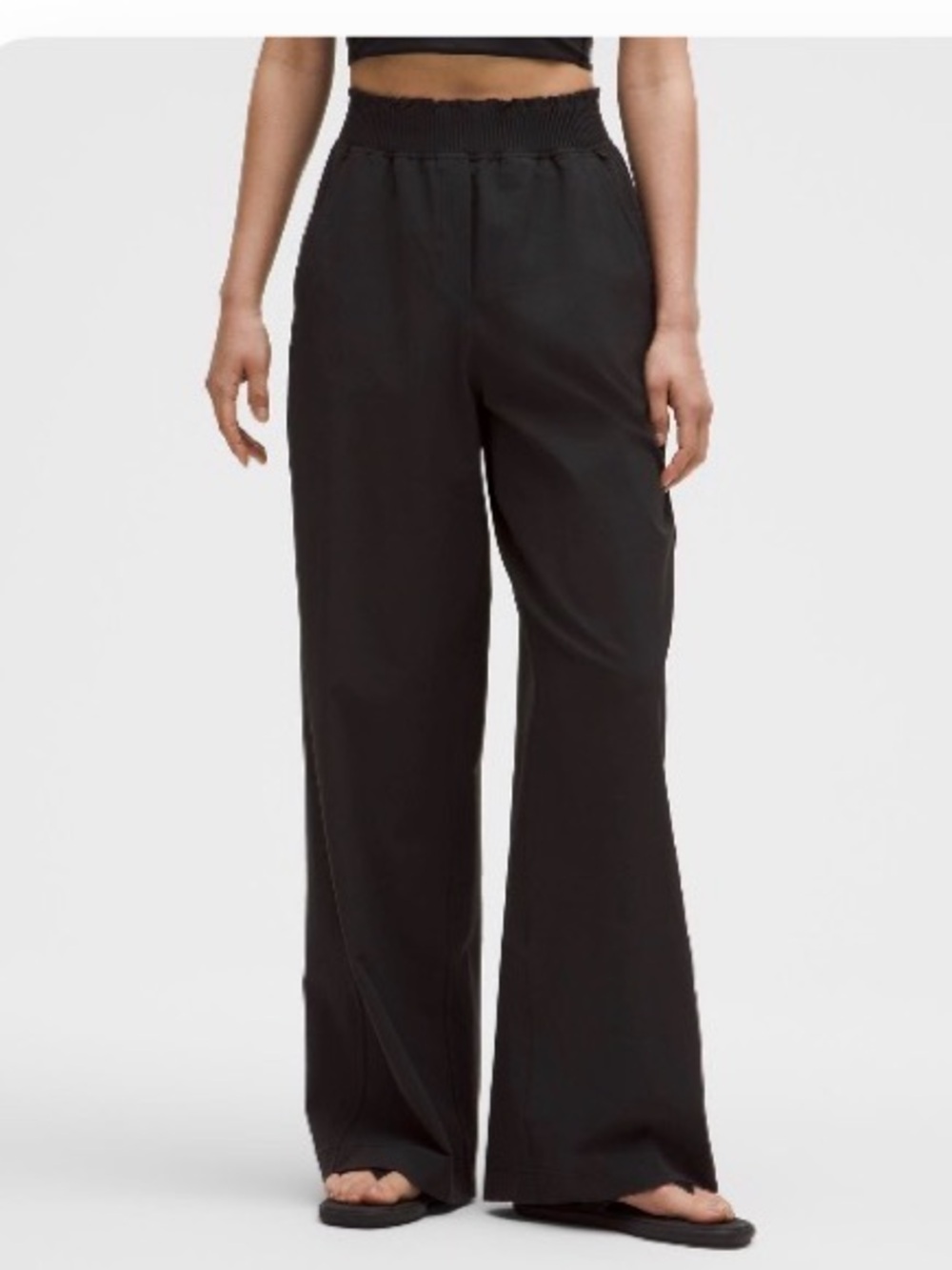 Lululemon Stretch Woven High Rise Wide Leg Pants